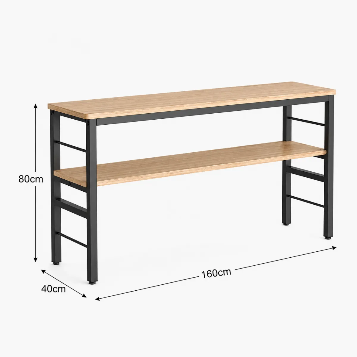 Ferras Multipurpose Kitchen Storage Rack, Long Shelving Organizer - Image 4